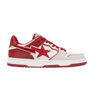 BAPE Sk8 Sta #5 'Rouge' Baskets Rouge 1K30191312 ROUGE
