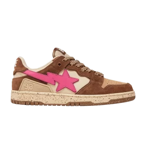 BAPE Sk8 Sta #6 'Brown Pink' Baskets Marron 1J20191004 BRN