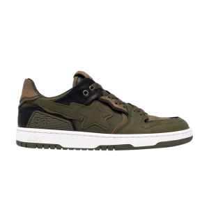 BAPE Sk8 Sta #6 Baskets 'Olive Drab' Olive Speck 1K30191313 OLD