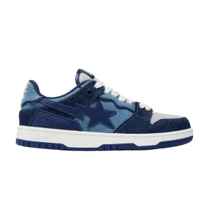 Baskets BAPE Sk8 Sta 'Denim' Indigo 1J30191022 IND