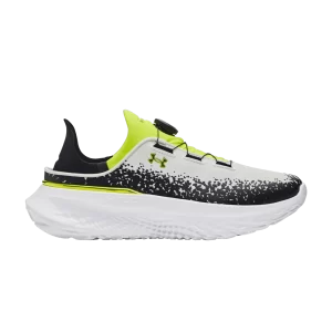 Under Armour SlipSpeed Mega 'White High Vis Yellow' Baskets Blanc/Noir/Jaune Haute Sécurité 3028539 107