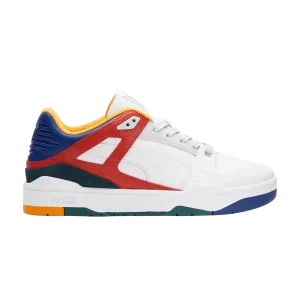 Puma Slipstream 'New Heritage - White' Baskets Blanc/Gris platine/Rouge brûlé 389971 01