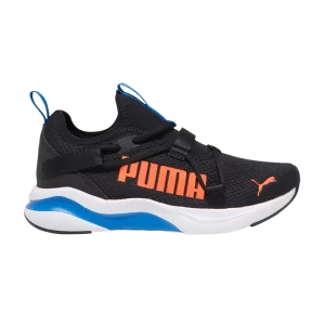 Puma SoftRide Rift Pop Big Kid 'Black Hot Heat' Baskets Noir/Hot Warm 194773 19