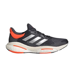 adidas SolarGlide 5 'Shadow Navy Orange' Ombre marine/Argent métallique/Orange Influence GX6706