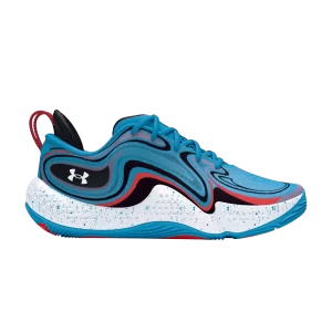 Under Armour Spawn 6 'Capri Red Solstice' Baskets Capri/Rouge Solstice/Blanc 3027259 400
