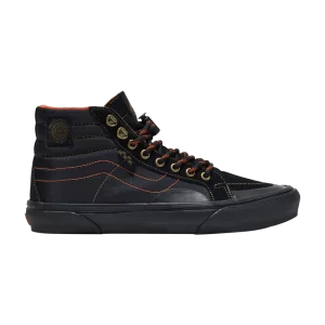 Baskets Vans Spitfire Wheels x Skate Sk8-Hi Reissue 'Black Flame' Noir/Flamme VN000D1EBFM