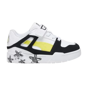 Puma SpongeBob SquarePants x Slipstream Little Kid 'SpongeBob's Glasses' Baskets Blanc/Noir 393894 01