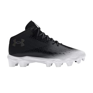 Under Armour Spotlight Franchise 4 RM Wide 'Black Metallic Gun Metal' Baskets Noir/Blanc/Pistol Metal 3027292 001