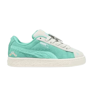 Puma Squishmallows x Suede XL Little Kid 'Winston' Baskets Blanc chaud/Neige de montagne/Piscine électrique 397503 01