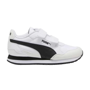 Baskets Puma ST Runner v4 Nylon Little Kid 'Blanc Noir 'Blanc/Noir/Cast Iron 399740 02