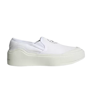 Baskets adidas Stella McCartney x Wmns Court Slip-On 'Off White Burnt Cayenne' Blanc/Noir/Burnt Cayenne HP3206