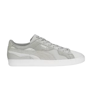 Puma Suede 'Camowave Earth – Feather Grey 'Baskets Gris plume/Gris clair froid/Gris fumé 390673 02