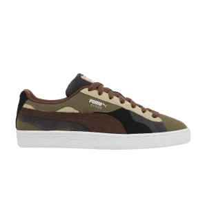 Puma Suede 'Camowave - Olive Chestnut Brown' Baskets Olive/Chestnut brown/Shadow gris 389277 01