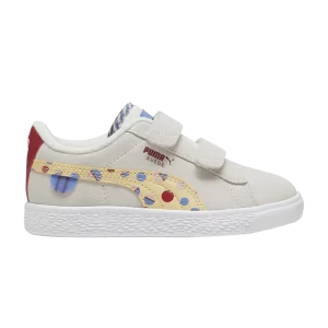 Puma Suede Classic LF Little Kid 'Summer Camp' Baskets Blanc chaud/Rouge club/Camomille 395309 01