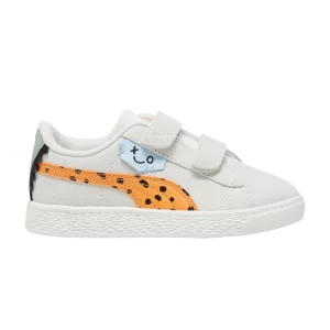 Puma Suede Classic Little Kid 'Mix Match - Baskets Blanc Chaud 'Blanc Chaud/Melon Brillant 392519 01