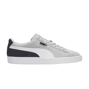 Puma Suede Classic 'NYC Pinstripe' Baskets Gris platine/Blanc/Nuit parisienne 390379 01