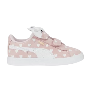 Puma Suede Classic Re-Bow Little Kid 'Hearts - Island Pink 'Baskets Pink Island/Dusty Orchid 389614 01