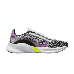 Nike SuperRep Go 3 Next Nature Flyknit 'Platinum Black Fuchsia' Platine pur/Noir/Volt/Fuchsia Dream DH3394 008