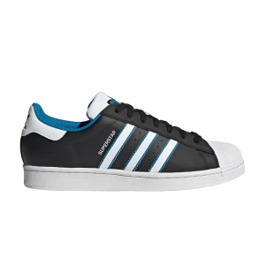 Baskets adidas Superstar 'Black Bright Blue' Noir/Blanc Nuage/Bleu Brillant ID4672