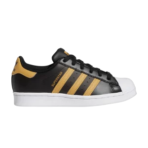Baskets adidas Superstar J 'Black Golden Beige' Noir/Beige Doré/Blanc Nuage GV6622