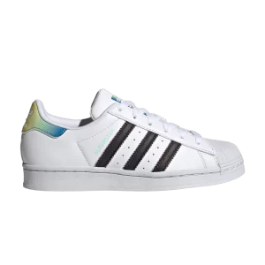 Baskets adidas Superstar J 'Colorful Surprise' Nuage blanc/Faisceau rose/Couleur noir HR0317