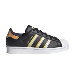adidas Superstar J 'Iridescent - Noir' Couleur noire/Couleur noire/Presque jaune HQ4364