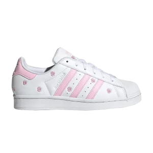 Baskets adidas Superstar J 'Pink Floral Broderie' Nuage Blanc/Rose Pur/Nuage Blanc IG7015