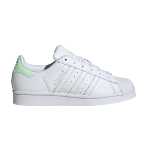 Baskets adidas Superstar K 'White Semi Green Spark' Blanc Nuage/Demi-Vert Spark/Blanc Nuage IE0270