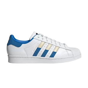 adidas Superstar 'White Royal Sand' Baskets Blanc Nuage/Sand Layers/Bright Royal HQ2167