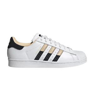 adidas Superstar 'White Sand Black' Baskets Nuage blanc/Couches de sable/Couleur noir HQ2166