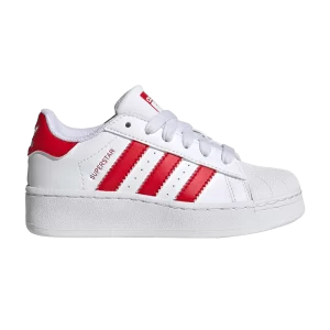 adidas Superstar XLG Little Kid 'White Scarlet' Baskets Nuage blanc/Better écarlate/Nuage blanc IF8429