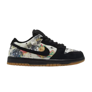 Nike Supreme x Dunk Low SB 'Rammellzee' Noir/Noir/Multicolore FD8778 001
