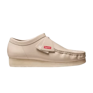 Clarks Supreme x Wallabee 'Pack Cuir Verni - Baskets Naturelles' Naturel SUPWLBPLP BEI