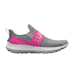Under Armour Surge 3 Slip PS 'Halo Grey Rebel Pink' Halo Gris/Rebel Rose 3026532 100