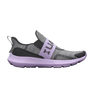 Under Armour Surge 3 Slip PS 'Jet Grey Nebula Purple' Gris/Nebula Purple 3026532 101