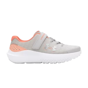Under Armour Surge 4 AC PS 'Distant Grey Flare Orange' Gris lointain/Orange/Argent métallique 3027109 102