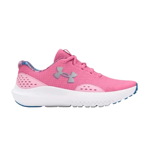 Under Armour Surge 4 Imprimé GS 'Floral – Sunset Pink' Baskets Sunset Rose/Rose/Argent Métallique 3027411 600
