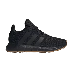 adidas Swift Run 1.0 Little Kid 'Black Gum' Couleur noire/Couleur noire/Couleur noire IF2963
