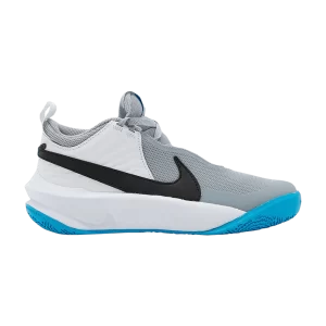 Nike Team Hustle D10 GS 'Gris Bleu Lightning' Blanc/Gris loup/Bleu éclair/Noir CW6735 104