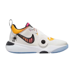 Nike Team Hustle D11 GS 'Doodles' Blanc/Blanc/Ghost/Noir FJ7688 101