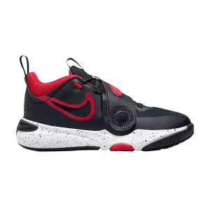 Nike Team Hustle D11 PS 'Bred' Noir/Blanc/Rouge université DV8994 003