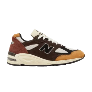 Baskets New Balance Teddy Santis x 990v2 Made in USA 'Black Tan' Noir/Tan M990BB2