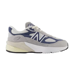 Baskets New Balance 990v6 Little Kid 'Grey Day 2023 'Marblehead/Vintage Indigo PC990TC6