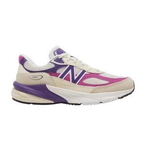 Baskets New Balance Teddy Santis x 990v6 Made in USA 'Macadamia Nut Magenta' Macadamia nut/Purple pop U990TD6