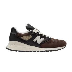 Baskets New Balance Teddy Santis x 998 Made in USA 'Brown Black' Noir/Sea salt U998RE