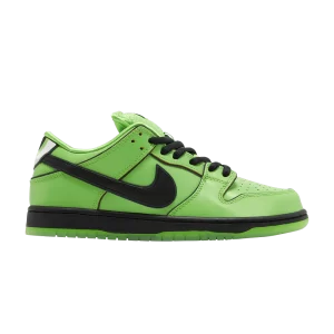 Nike The Powerpuff Girls x Dunk Low Pro SB QS 'Buttercup' Vert/Noir/Rose Lotus FZ8319 300