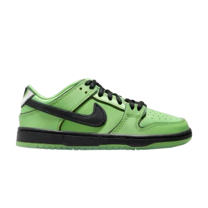 Nike The Powerpuff Girls x Dunk Low Pro SB QS PS 'Buttercup' Vert/Noir/Rose Lotus FZ8832 300