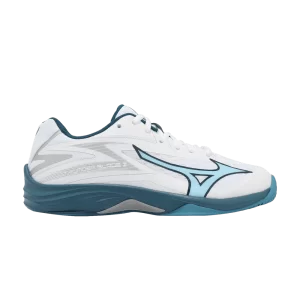 Mizuno Thunder Blade Z 'White Blue Petrol' Baskets Blanc/Bleu pétrole V1GA237021
