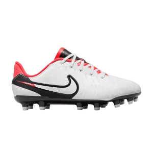 Nike Tiempo Legend 10 Academy MG GS 'Ready Pack' Blanc/Cramoisi brillant/Noir DV4348 100