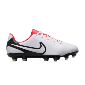 Nike Tiempo Legend 10 Club MG GS 'Ready Pack' Blanc/Cramoisi brillant/Noir DV4352 100